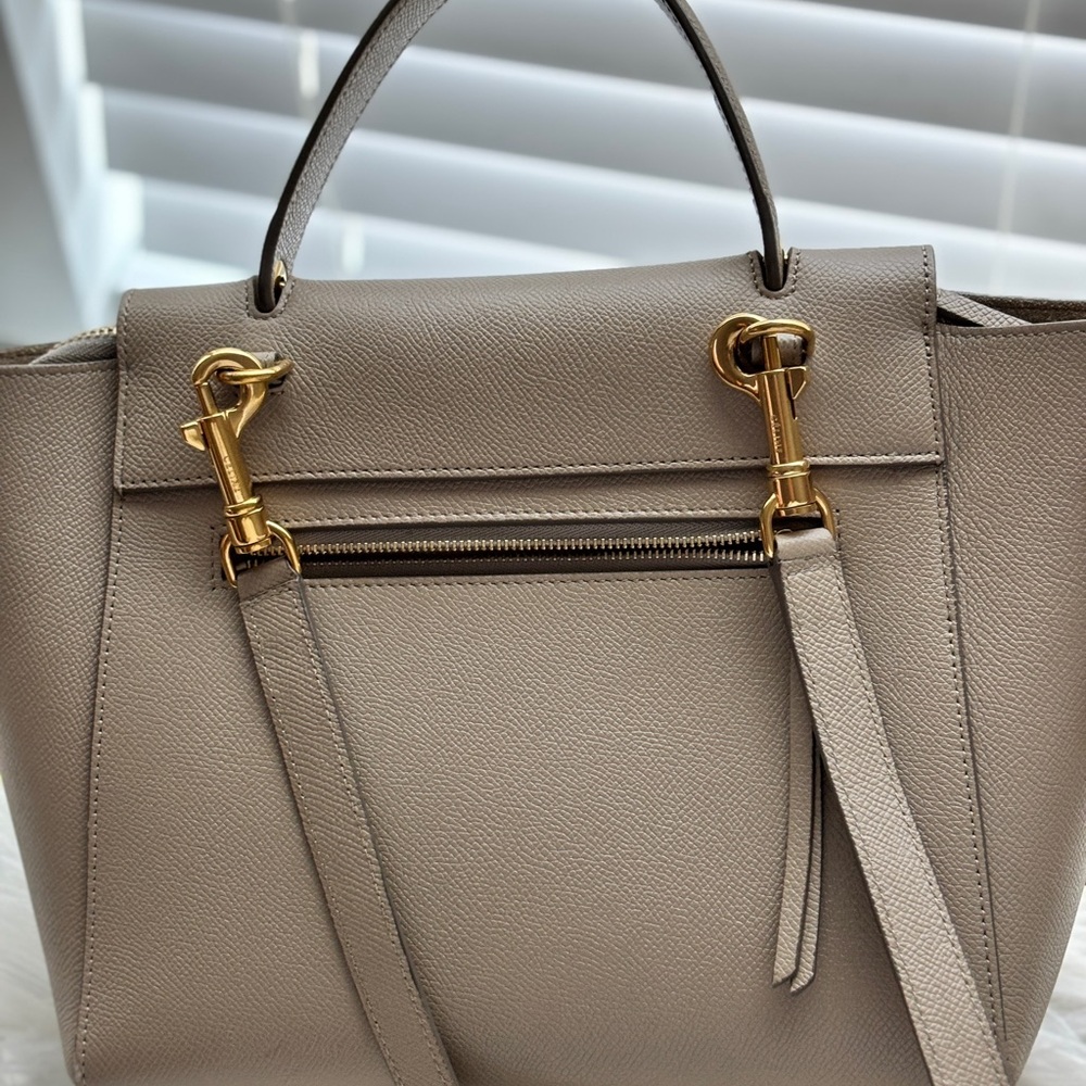 Celine Micro Belt Bag in Grained Calfskin - light taupe - Picture 9 of 16